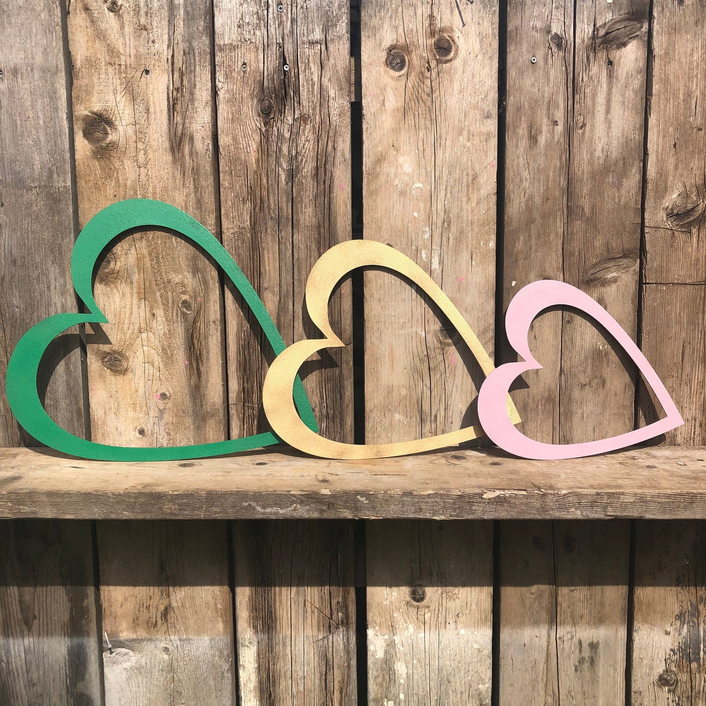 Metal Heart Wall Decoration For Home & Garden