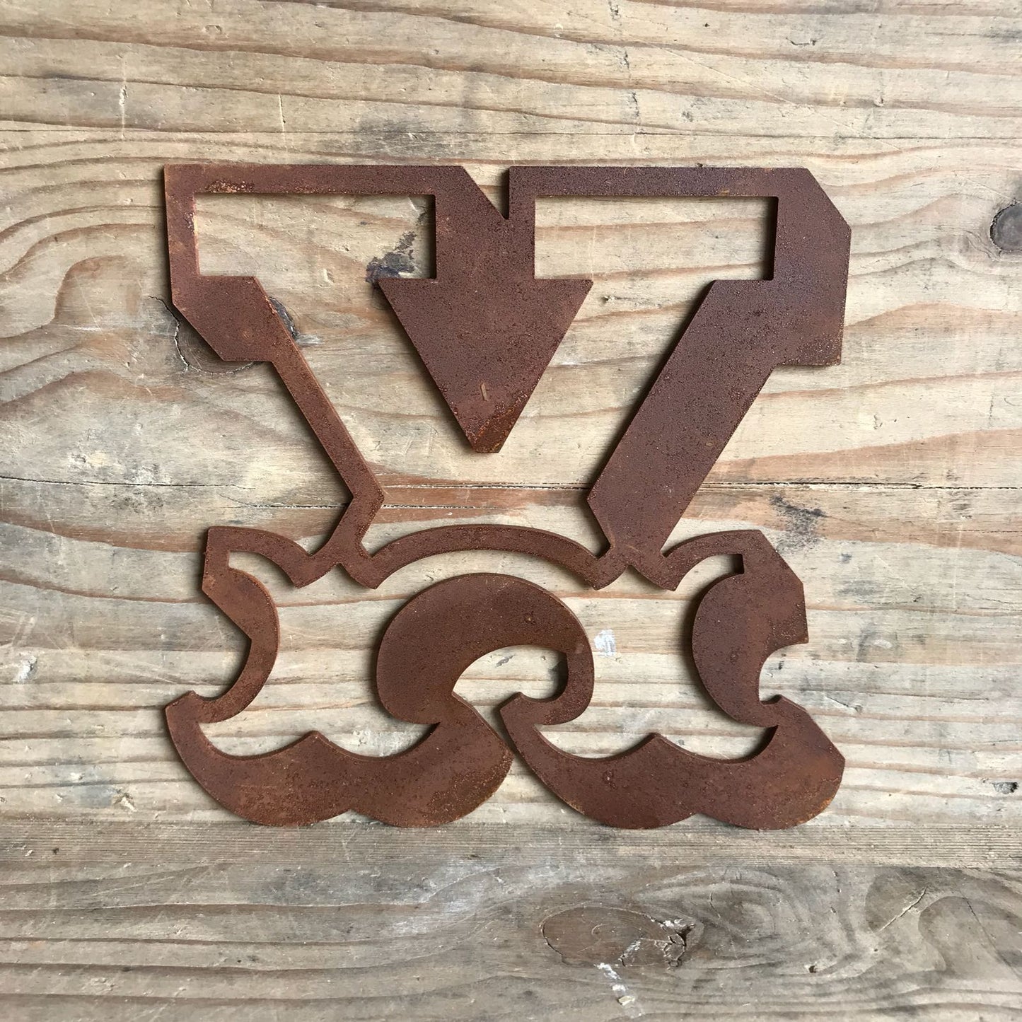 Rusty 5" Carnival Metal Letters A-Z