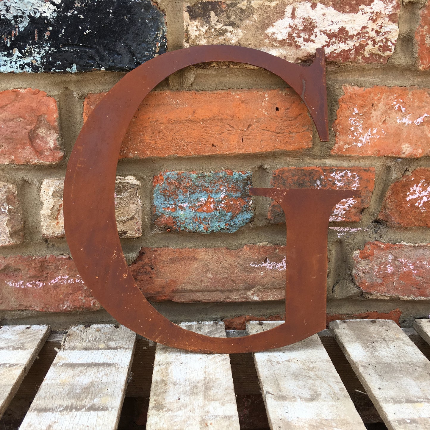 Rusty Metal Letters 12" A-Z 0-9 Rustic Signs For The Home And Garden