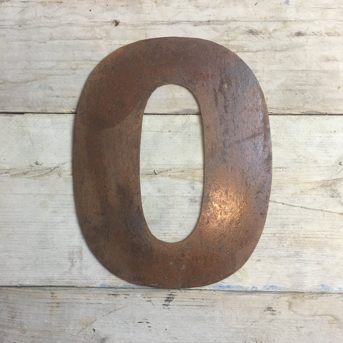 12" Rusty Fat Font Metal Letters A-Z 0-9.