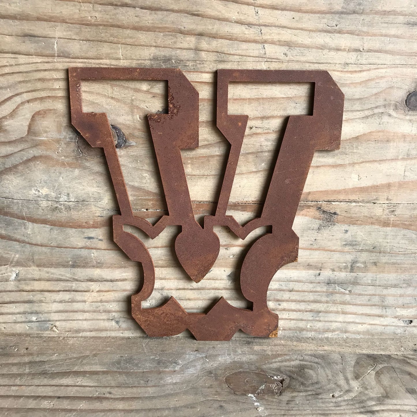 Rusty 5" Carnival Metal Letters A-Z