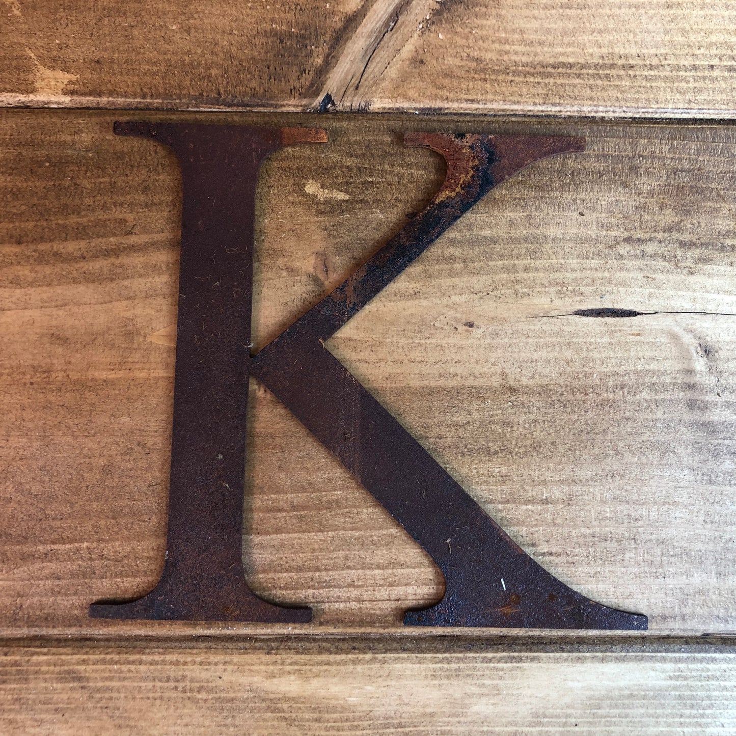 5" Classic Font Rusty Metal Alphabet Letters A-Z 0-9