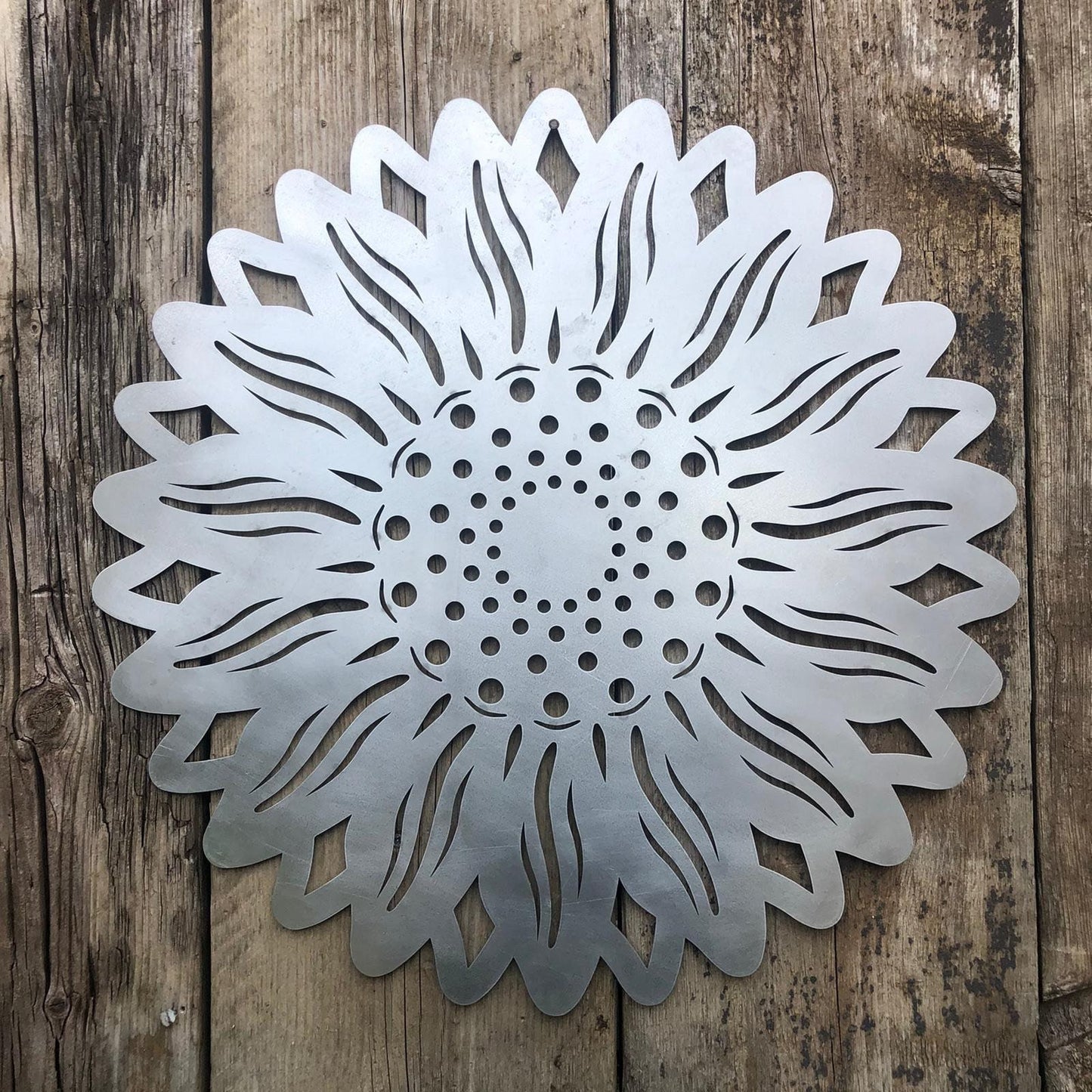 Large Galvanized Steel Sun Garden Decoration