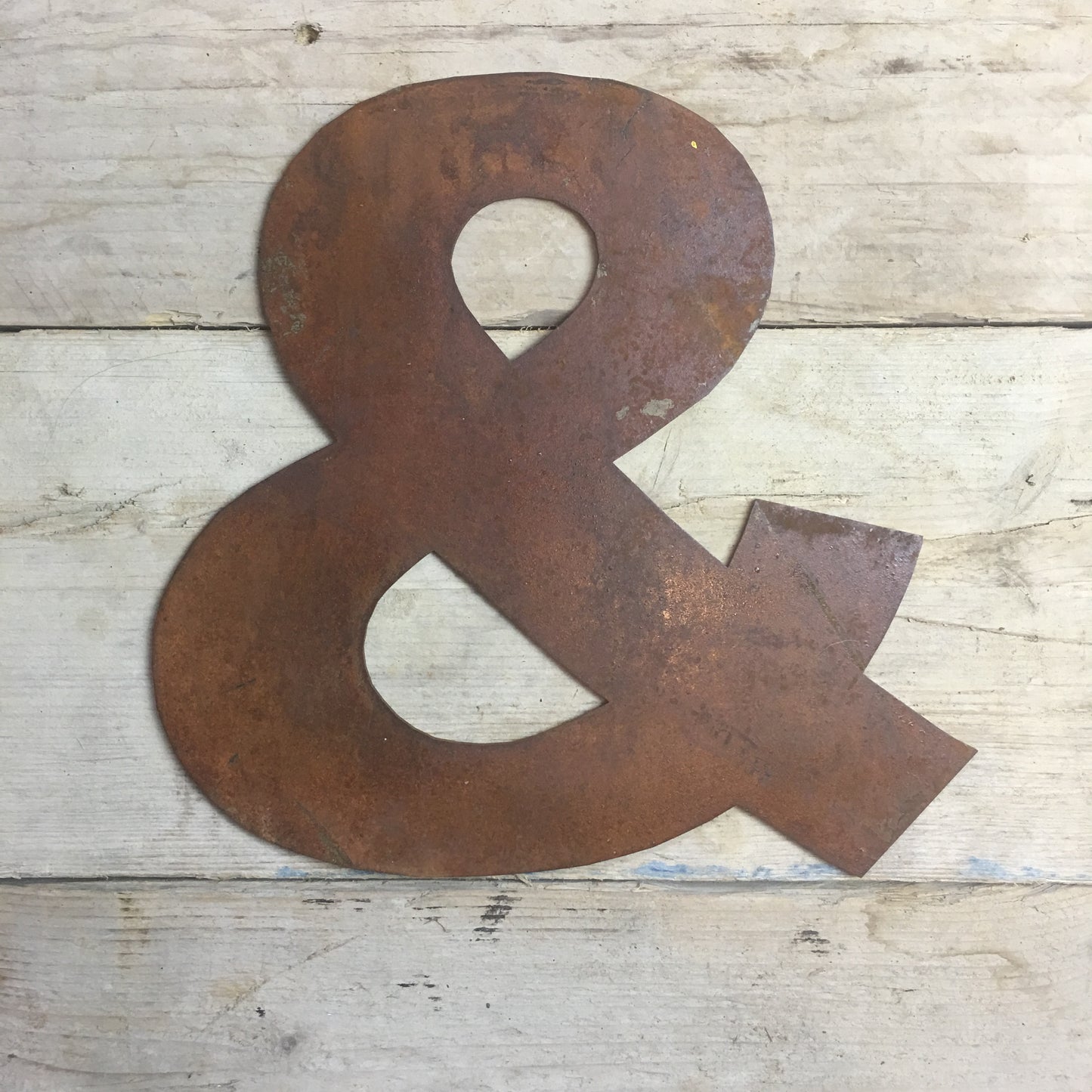 5" Fat Font Rusty Metal Letters A-Z 0-9