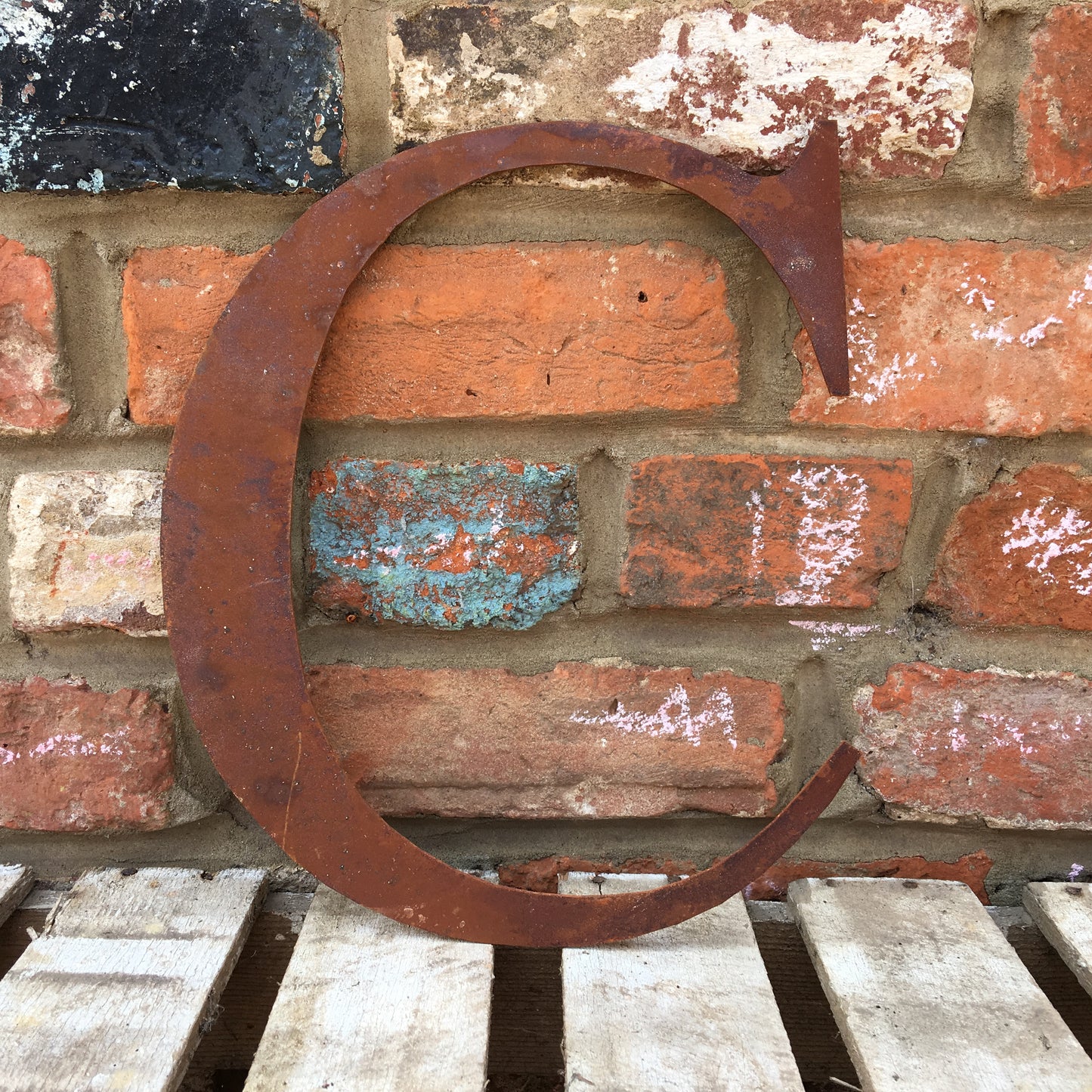 Rusty Metal Letters 12" A-Z 0-9 Rustic Signs For The Home And Garden