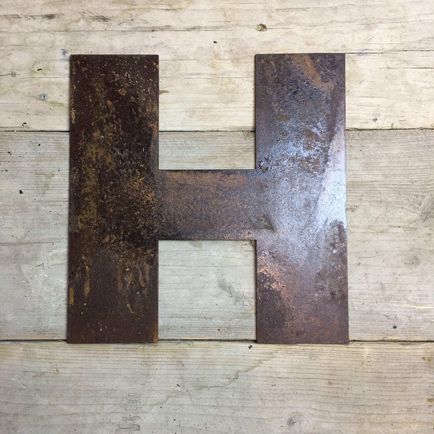 5" Fat Font Rusty Metal Letters A-Z 0-9