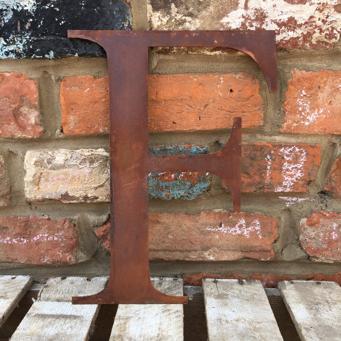 Rusty Metal Letters 12" A-Z 0-9 Rustic Signs For The Home And Garden