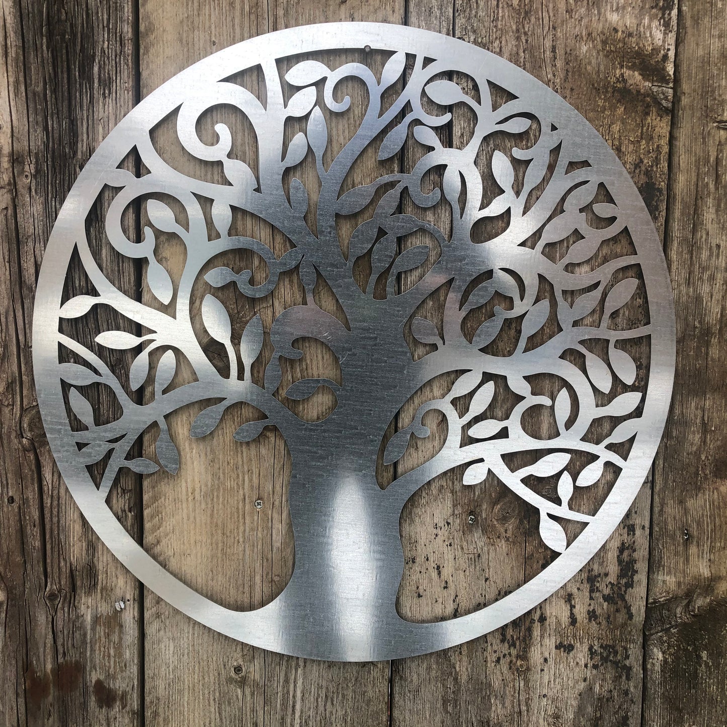Galvanized steel Tree of Life Garden Decorations