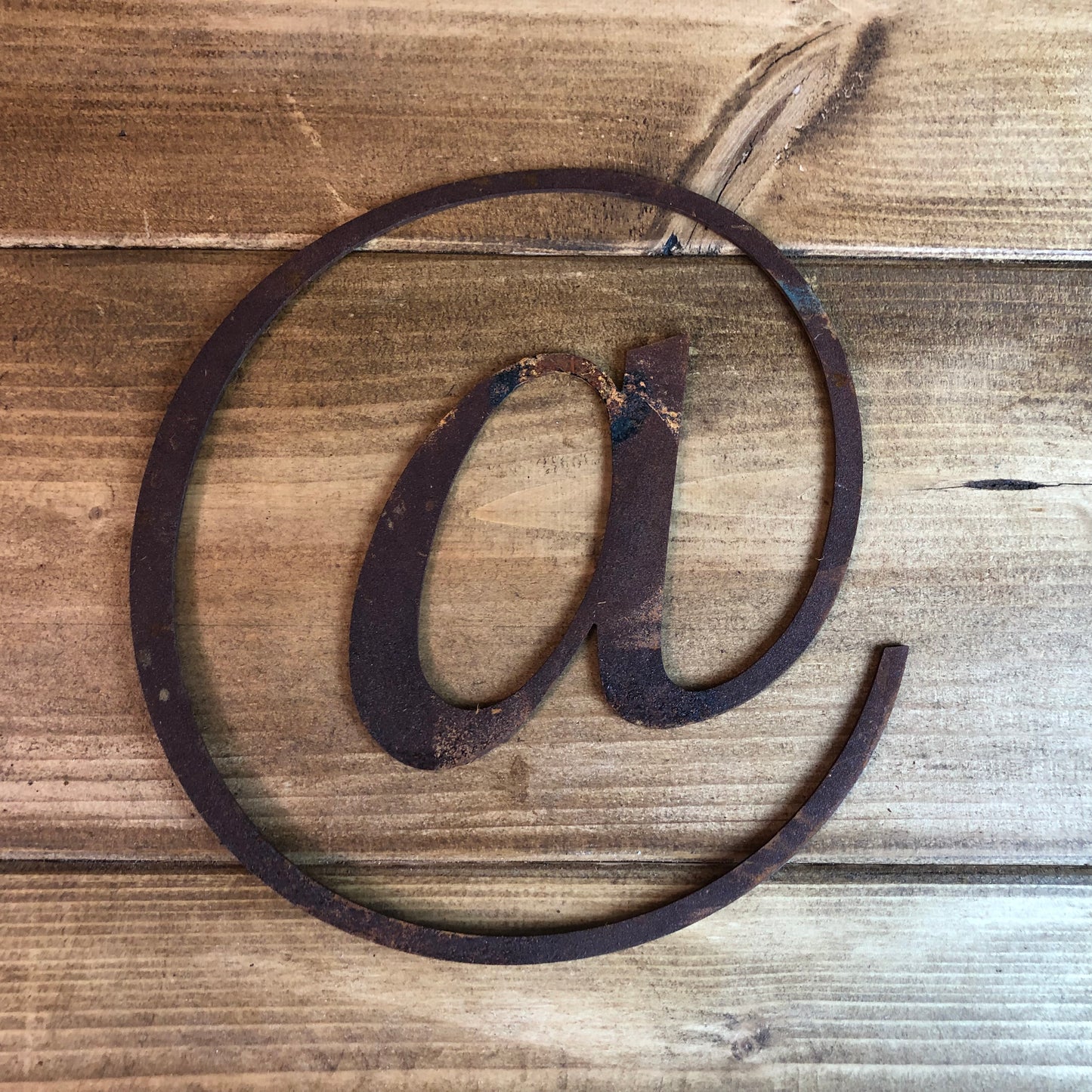5" Classic Font Rusty Metal Alphabet Letters A-Z 0-9