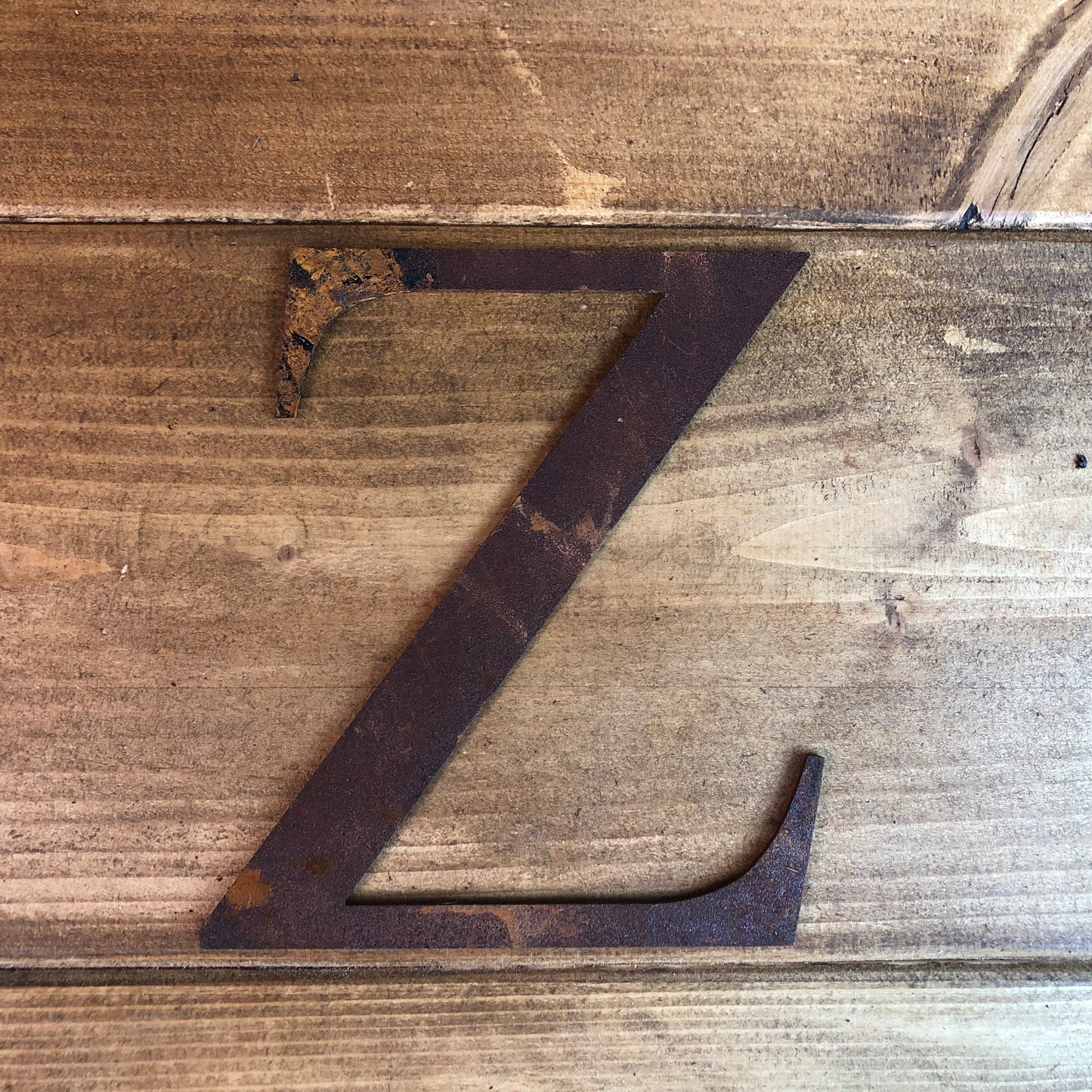 5" Classic Font Rusty Metal Alphabet Letters A-Z 0-9