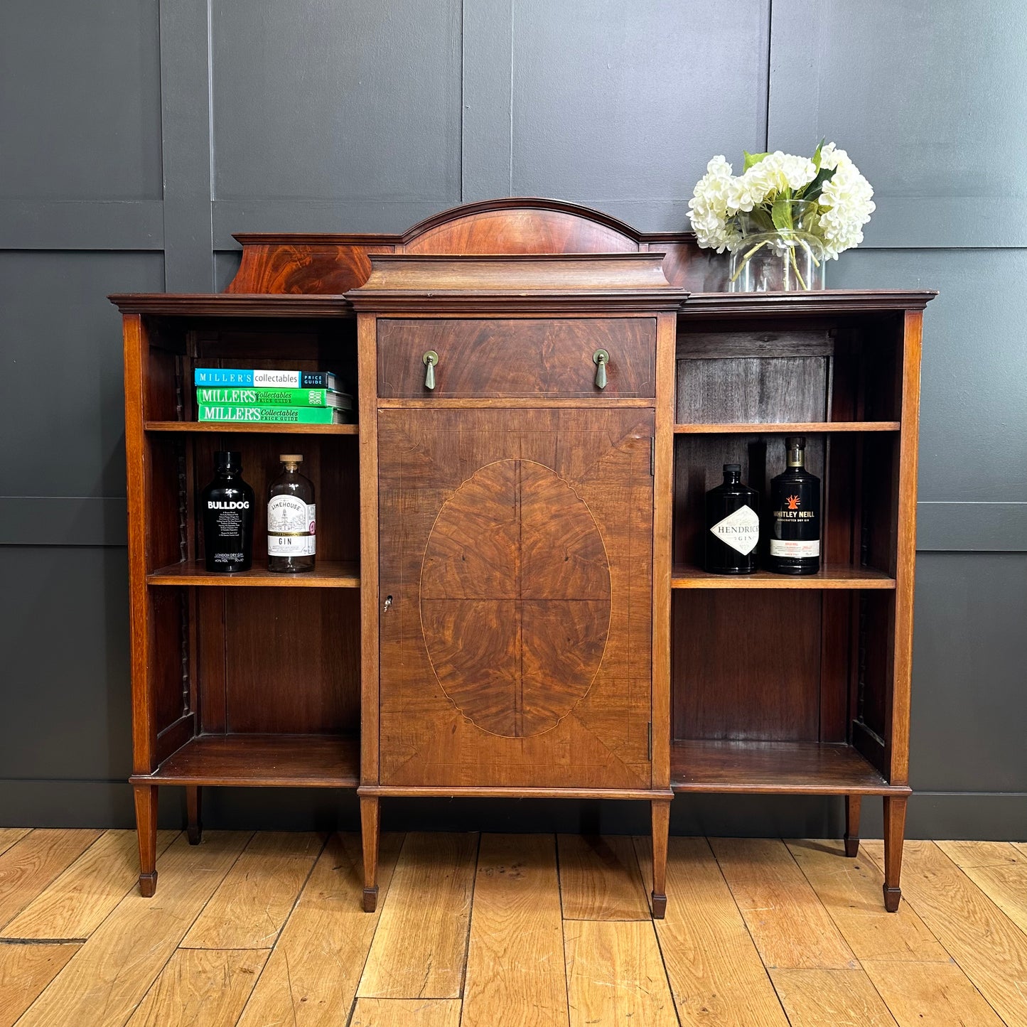 Antique Mahogany Cabinet /  Edwardian Cupboard / Cabinet