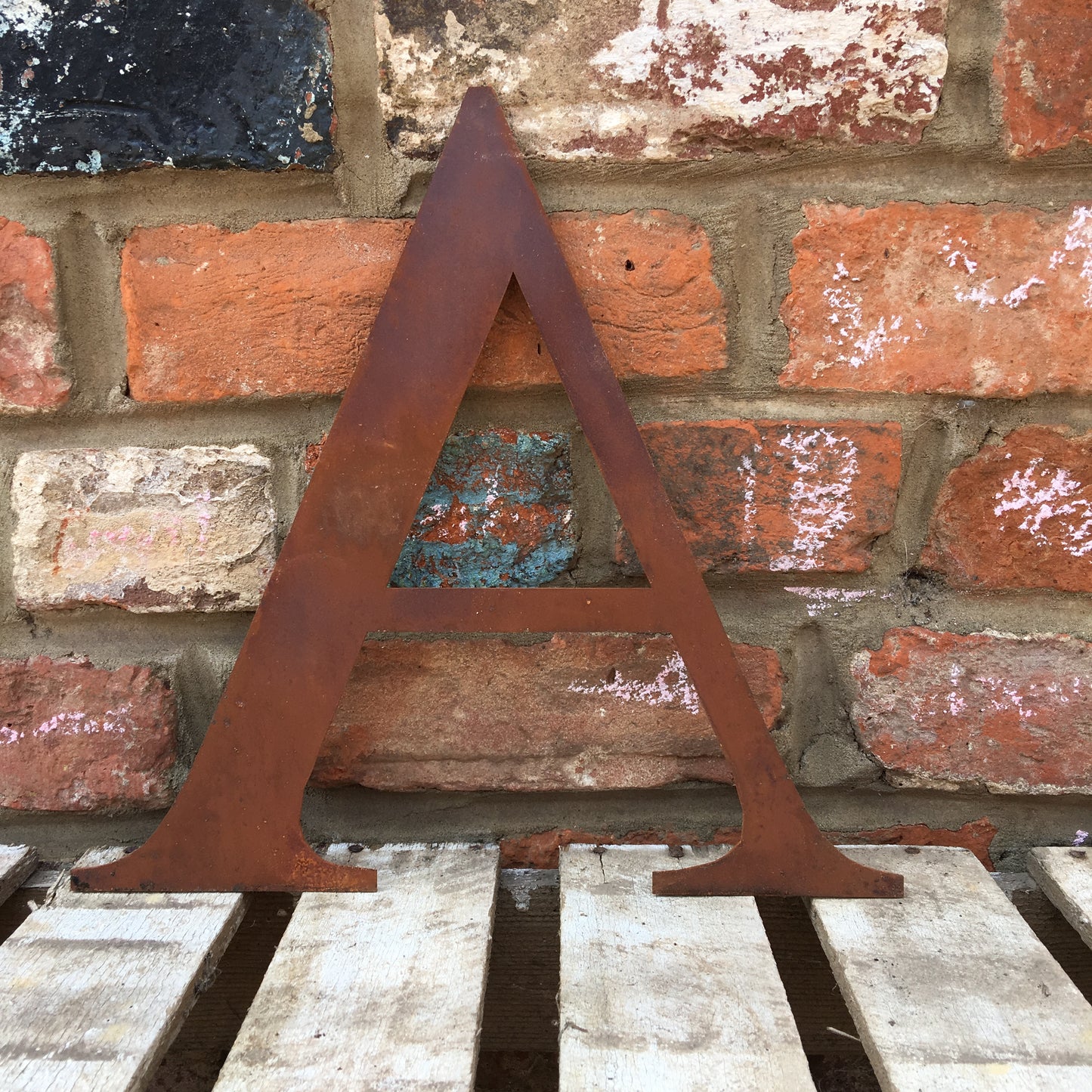 Rusty Metal Letters 12" A-Z 0-9 Rustic Signs For The Home And Garden