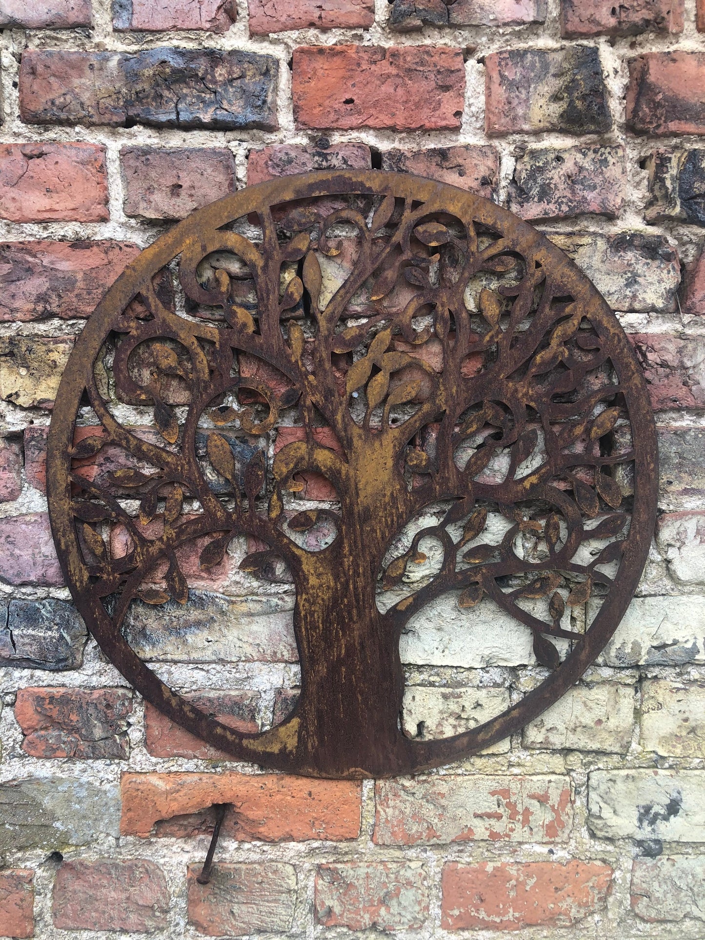 Rusty Tree Of Life Garden Decoration