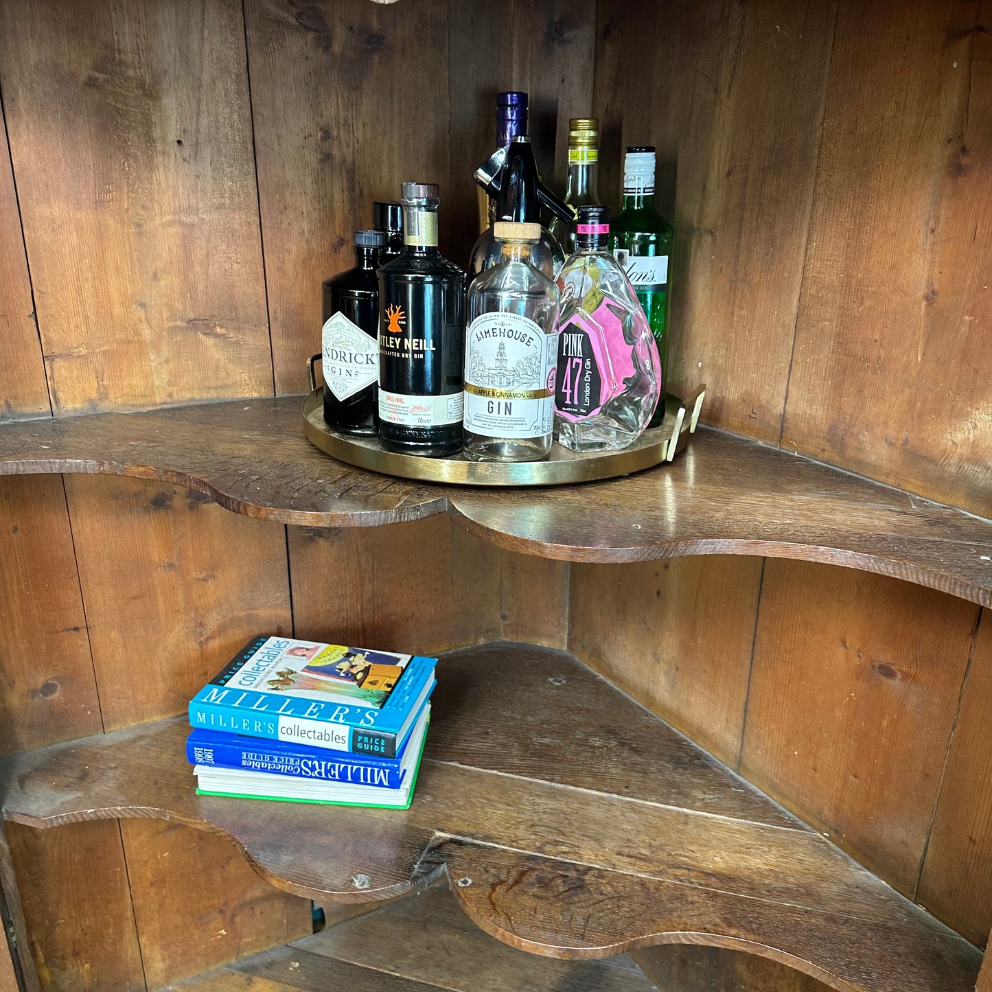 Antique Corner Cupboard / Solid Oak / Georgian Corner Cabinet / Uk Delivery