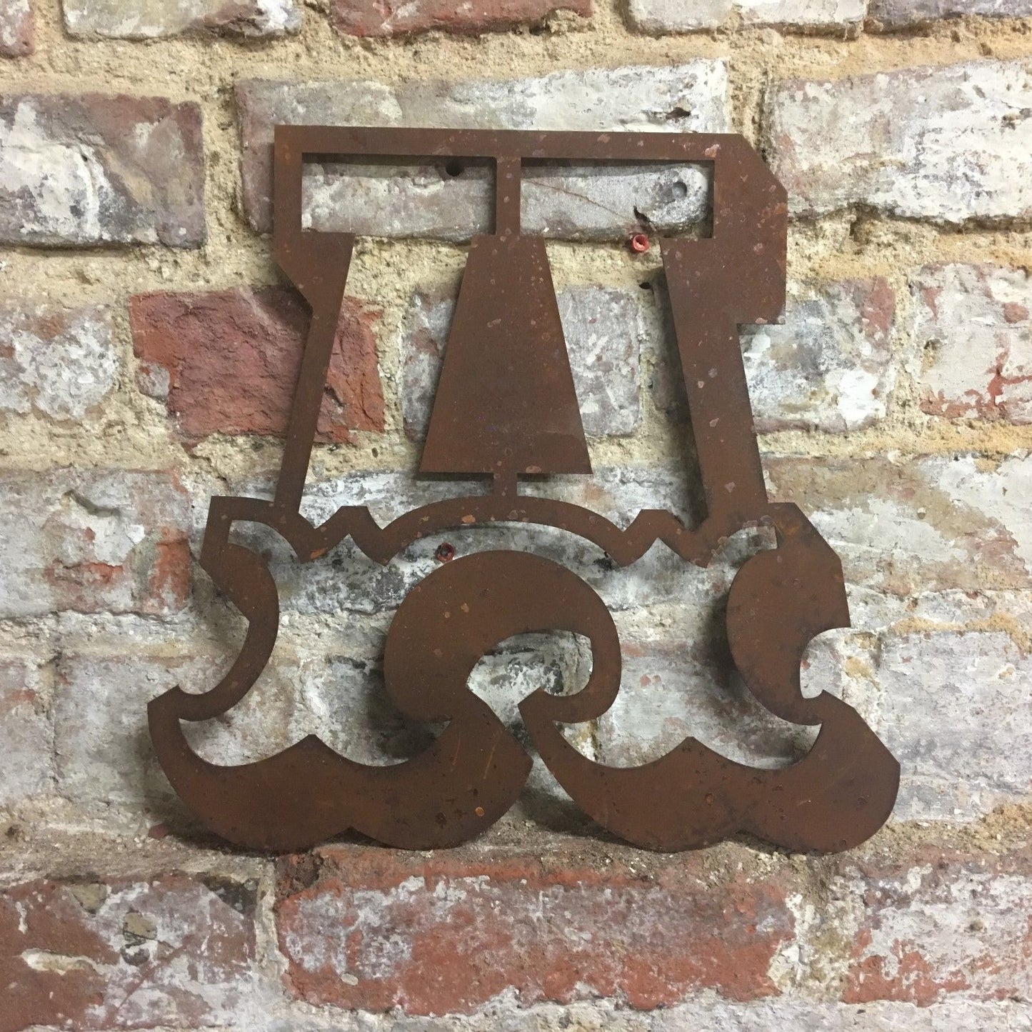 Rusty 12" Carnival Metal Letters A-Z