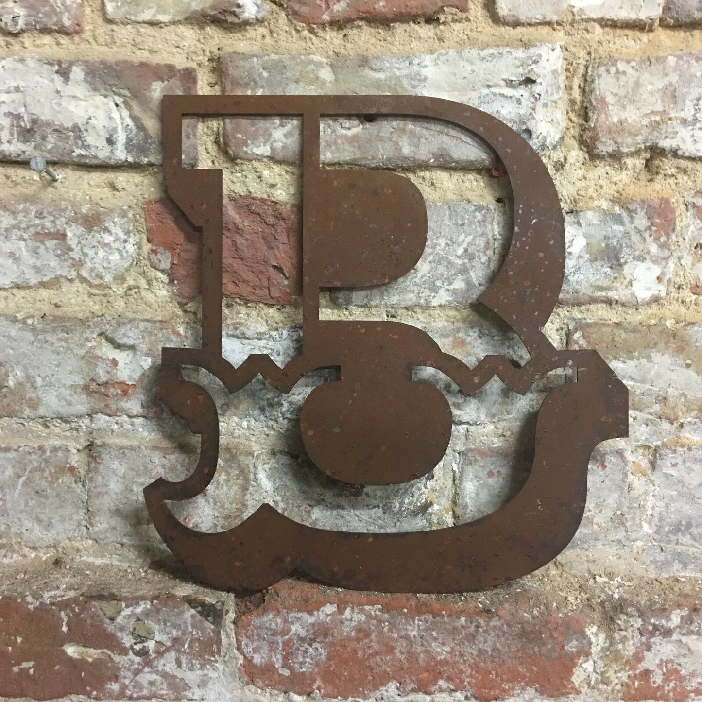 Rusty 12" Carnival Metal Letters A-Z