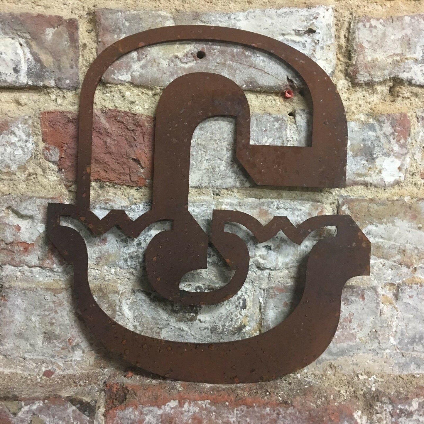 Rusty 12" Carnival Metal Letters A-Z