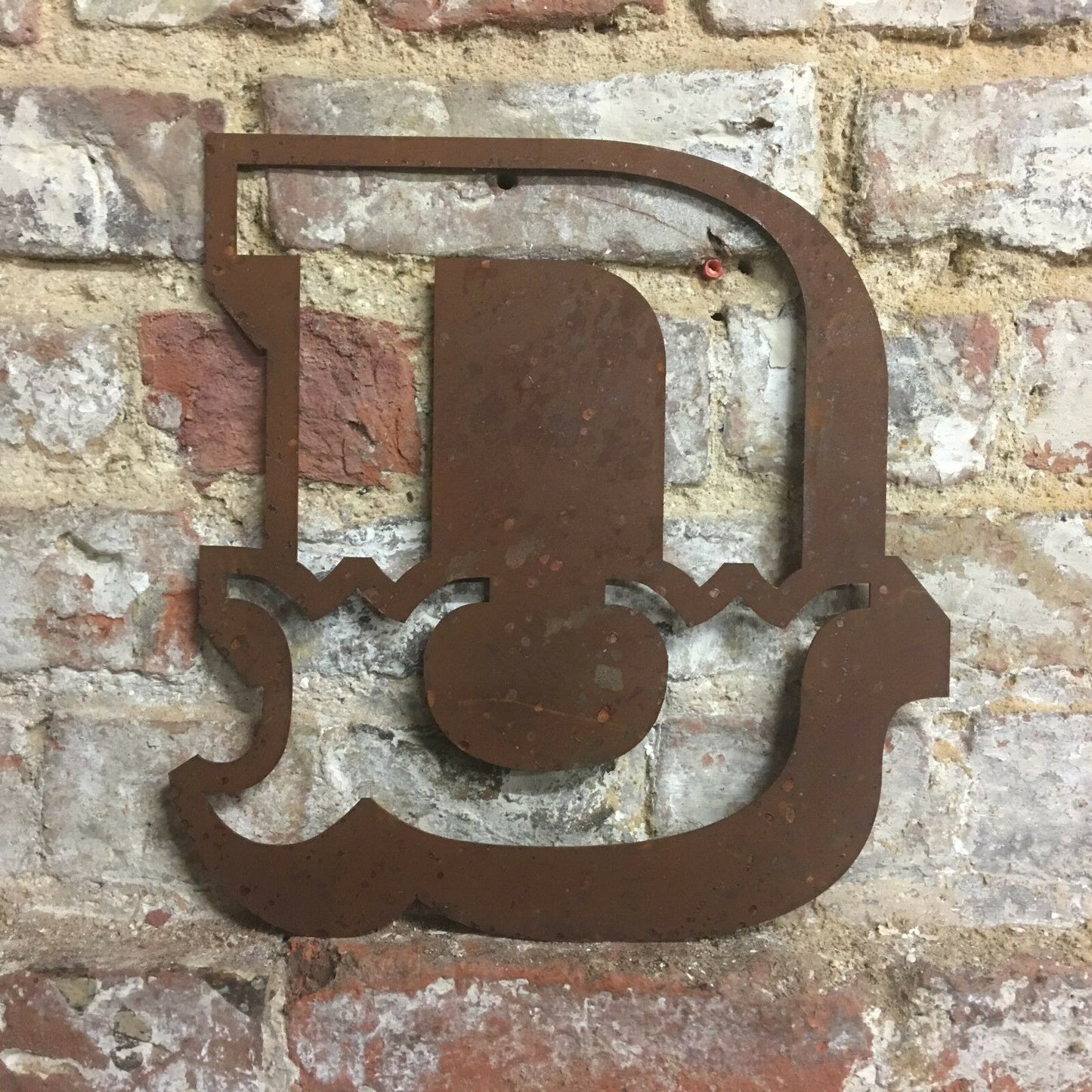 Rusty 12" Carnival Metal Letters A-Z