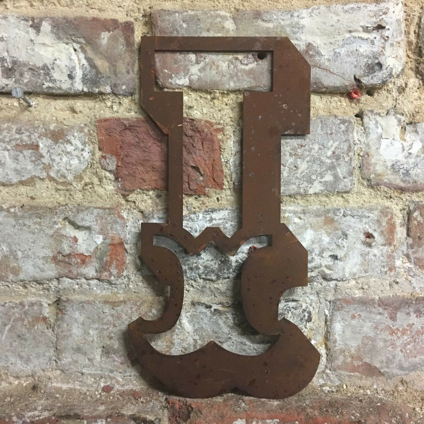 Rusty 12" Carnival Metal Letters A-Z