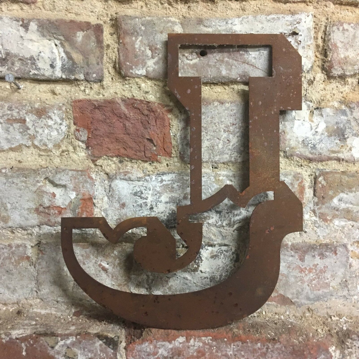 Rusty 12" Carnival Metal Letters A-Z