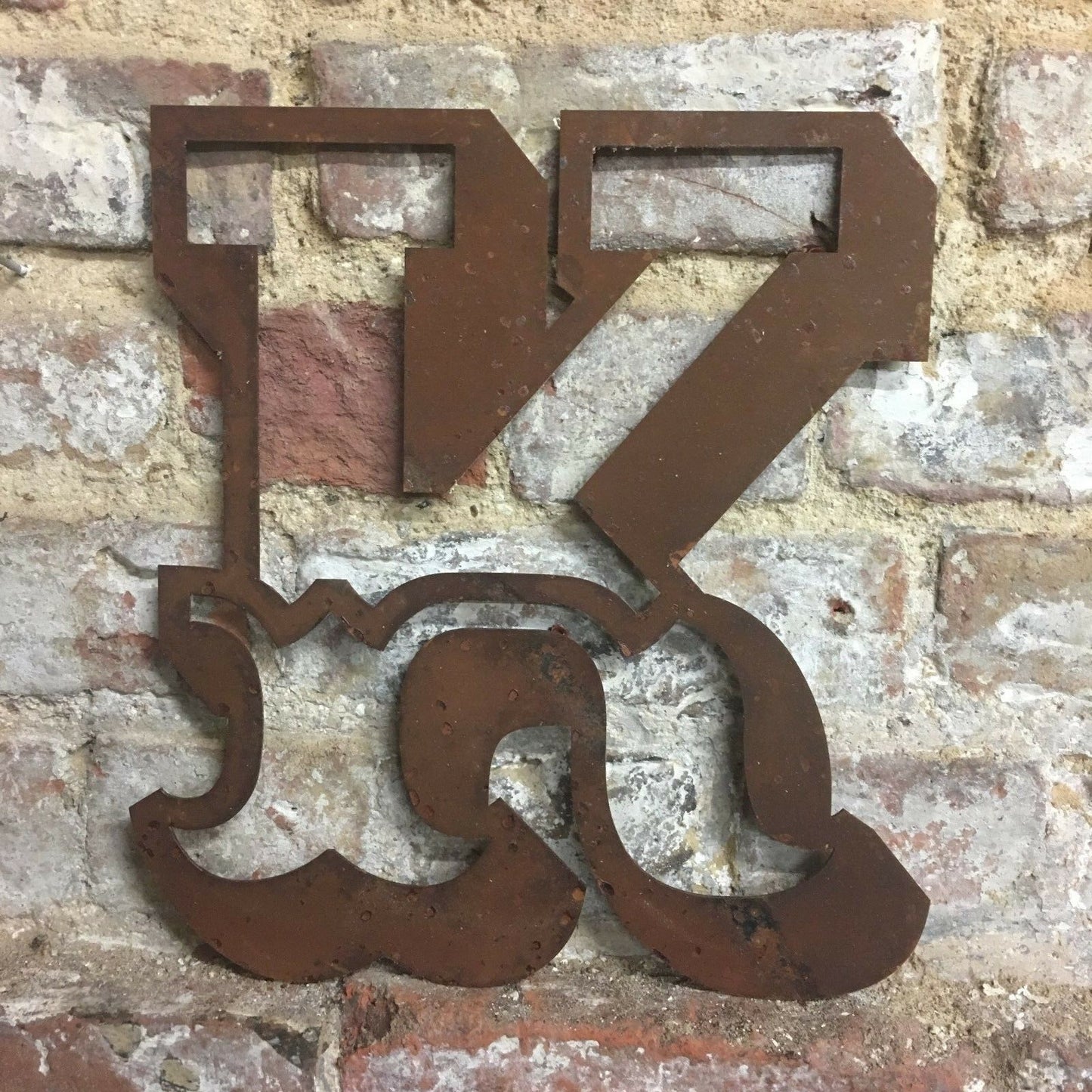 Rusty 12" Carnival Metal Letters A-Z