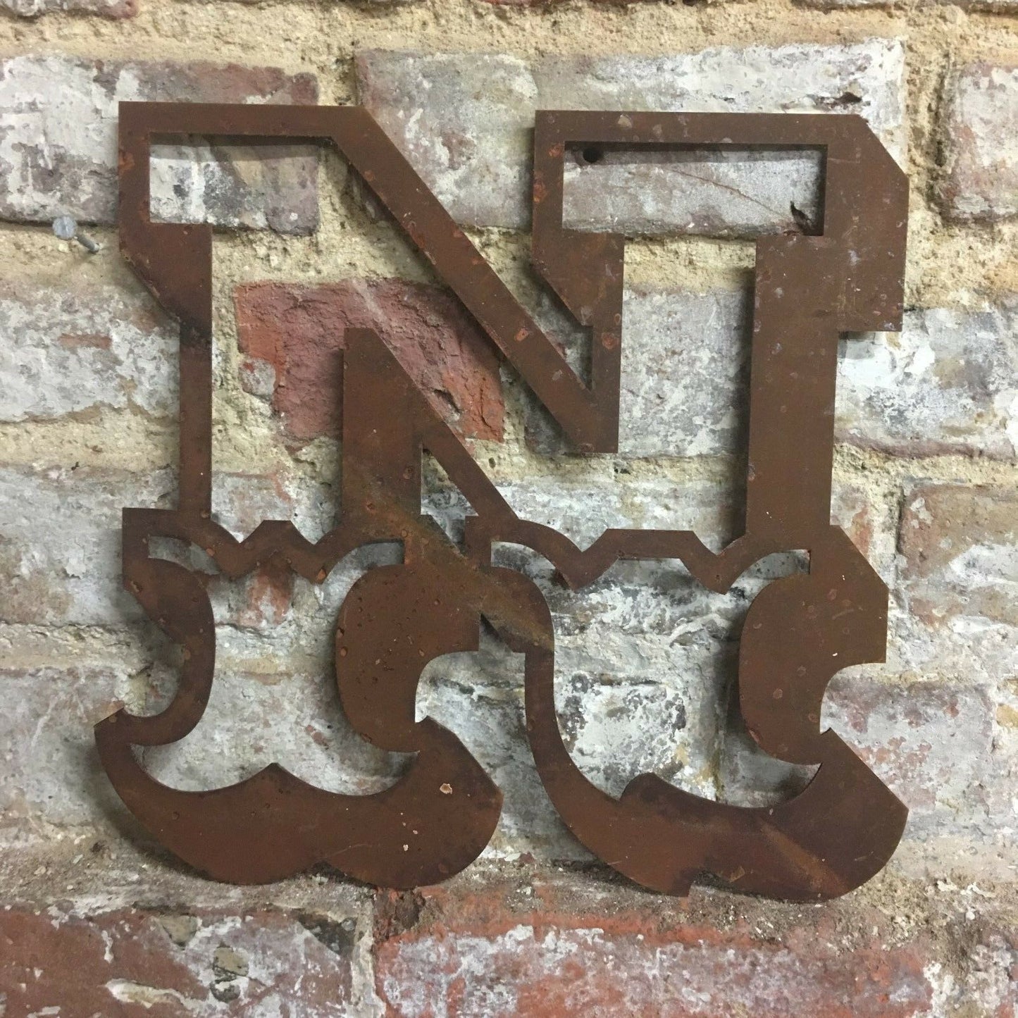 Rusty 12" Carnival Metal Letters A-Z