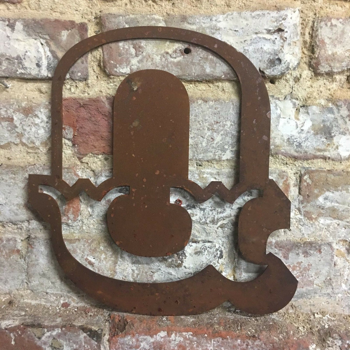 Rusty 12" Carnival Metal Letters A-Z