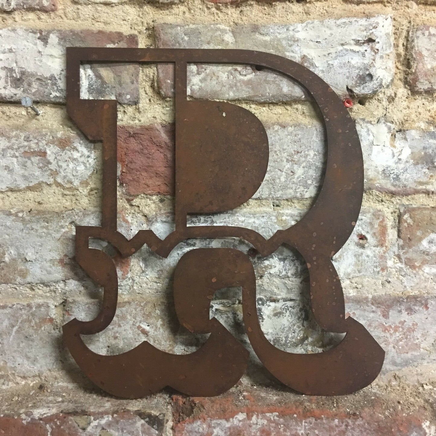 Rusty 12" Carnival Metal Letters A-Z