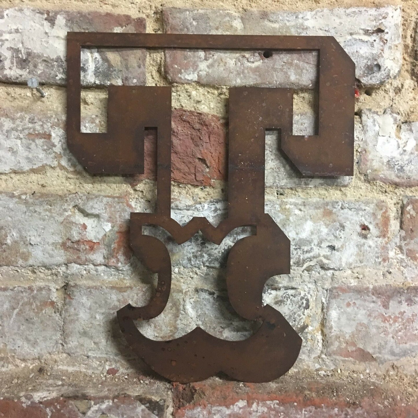 Rusty 12" Carnival Metal Letters A-Z