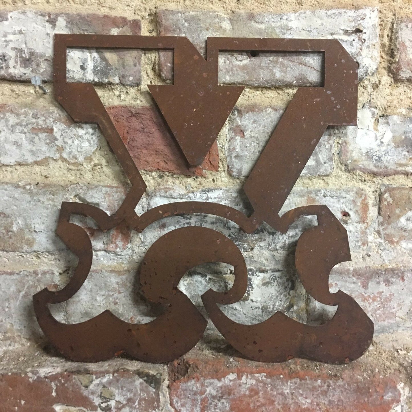 Rusty 12" Carnival Metal Letters A-Z