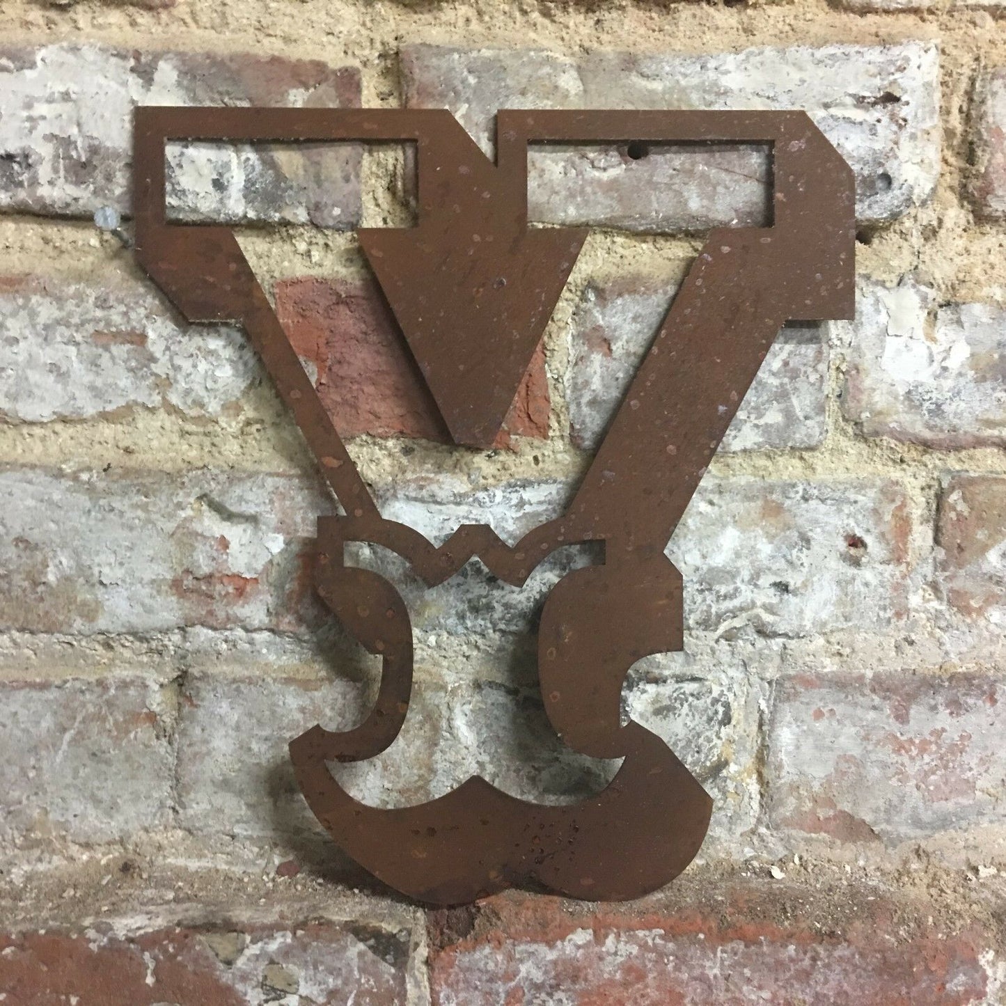 Rusty 12" Carnival Metal Letters A-Z